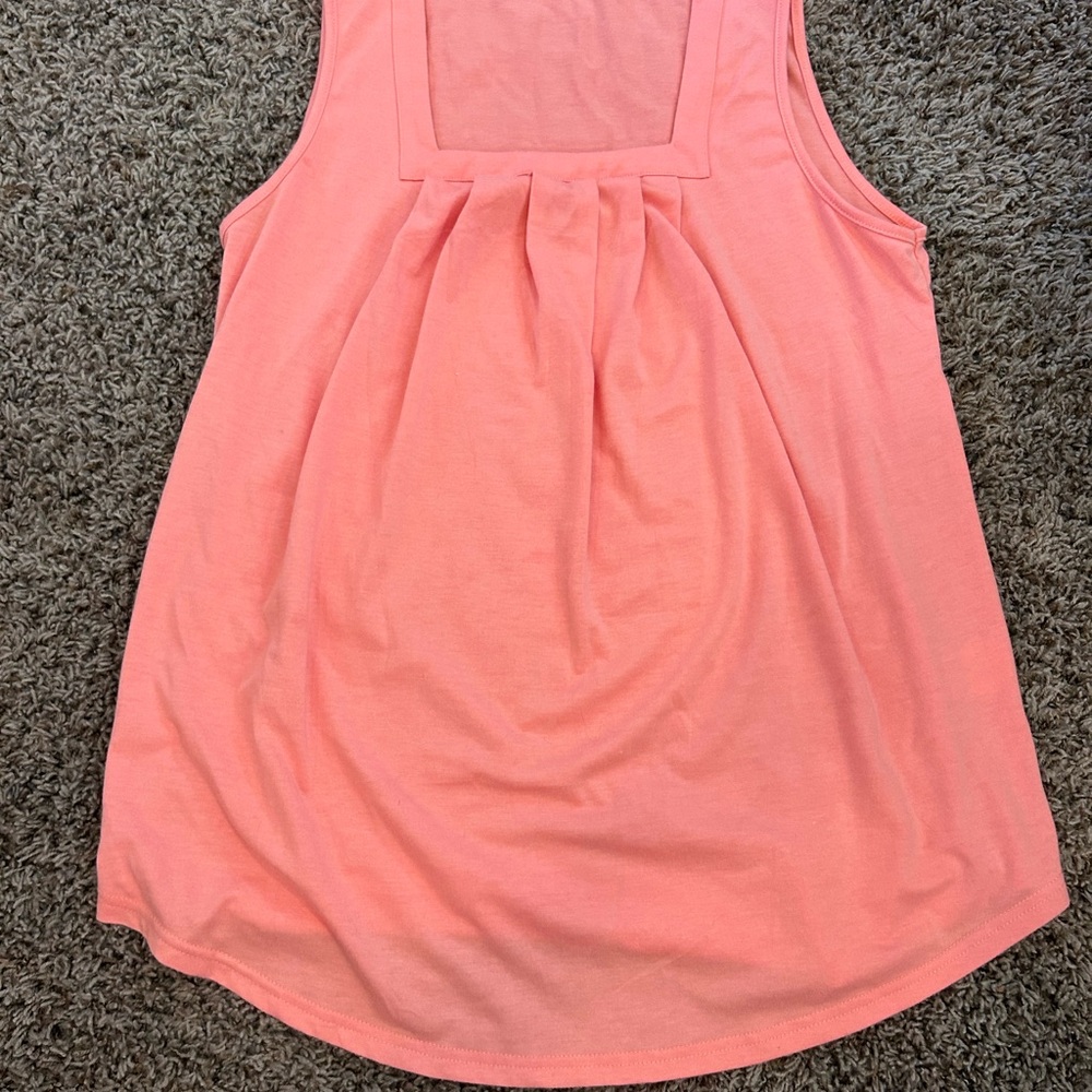 Women's Pink Sleeveless Top